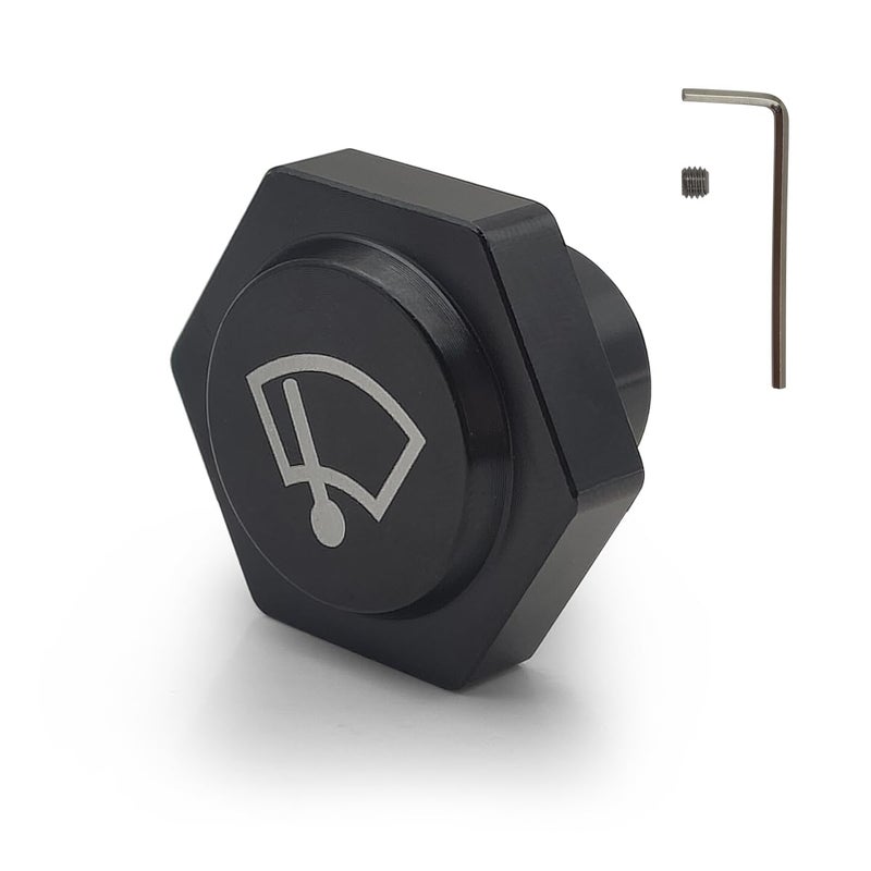 LXROAR01 Aluminum Windshield Wiper Switch Knob Compatible with Ford Truck F150 F250 F350 1985-1991, for Ford Bronco 1985-1989 - Image 1